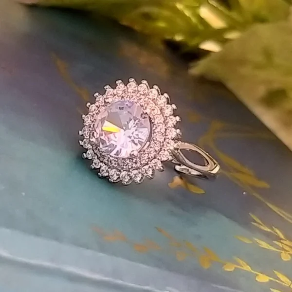 Solitaire Charm ~Silver